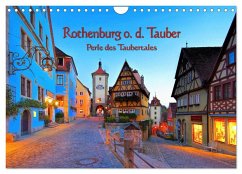 Rothenburg o. d. Tauber - Perle des Taubertales (Wandkalender 2025 DIN A4 quer), CALVENDO Monatskalender - Calvendo;LianeM