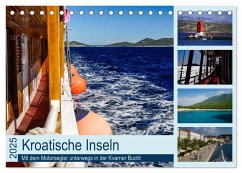 Kroatische Inseln - Mit dem Motorsegler unterwegs in der Kvarner Bucht (Tischkalender 2025 DIN A5 quer), CALVENDO Monatskalender - Calvendo;Liedtke Reisefotografie, Silke