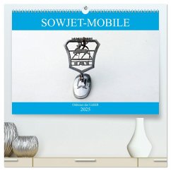 Sowjet-Mobile - Oldtimer der UdSSR (hochwertiger Premium Wandkalender 2025 DIN A2 quer), Kunstdruck in Hochglanz - Calvendo;Löwis of Menar, Henning von