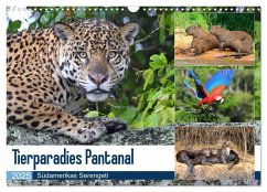 Tierparadies Pantanal (Wandkalender 2025 DIN A3 quer), CALVENDO Monatskalender
