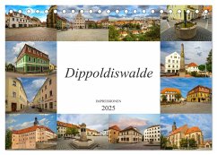 Dippoldiswalde Impressionen (Tischkalender 2025 DIN A5 quer), CALVENDO Monatskalender