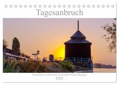 Tagesanbruch am Rhein (Tischkalender 2025 DIN A5 quer), CALVENDO Monatskalender