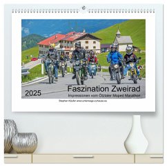 Faszination Zweirad - Impressionen vom Ötztaler Moped Marathon (hochwertiger Premium Wandkalender 2025 DIN A2 quer), Kunstdruck in Hochglanz - Calvendo;Käufer, Stephan