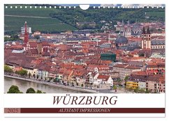 WÜRZBURG - ALTSTADT IMPRESSIONEN (Wandkalender 2025 DIN A4 quer), CALVENDO Monatskalender