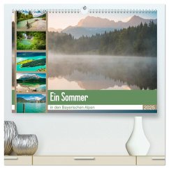 Ein Sommer in den Bayerischen Alpen (hochwertiger Premium Wandkalender 2025 DIN A2 quer), Kunstdruck in Hochglanz - Calvendo;Wasilewski, Martin