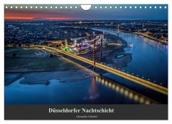 Düsseldorfer Nachtschicht (Wandkalender 2025 DIN A4 quer), CALVENDO Monatskalender