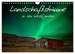 Landschaftsträume in den Westfjorden (Wandkalender 2025 DIN A4 quer), CALVENDO Monatskalender