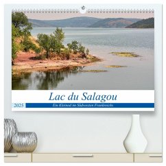 Lac du Salagou - Ein Kleinod im Südwesten Frankreichs (hochwertiger Premium Wandkalender 2025 DIN A2 quer), Kunstdruck in Hochglanz
