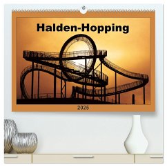 Halden-Hopping (hochwertiger Premium Wandkalender 2025 DIN A2 quer), Kunstdruck in Hochglanz