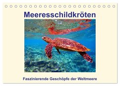 Meeresschildkröten ¿ Faszinierende Geschöpfe der Weltmeere (Tischkalender 2025 DIN A5 quer), CALVENDO Monatskalender