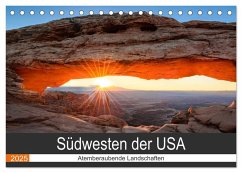 Südwesten der USA - Atemberaubende Landschaften (Tischkalender 2025 DIN A5 quer), CALVENDO Monatskalender