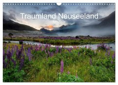 Traumland Neuseeland (Wandkalender 2025 DIN A3 quer), CALVENDO Monatskalender