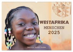 Westafrika Menschen 2025 (Wandkalender 2025 DIN A2 quer), CALVENDO Monatskalender - Calvendo;Gerner-Haudum, Gabriele