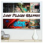 Lost Places Graffiti (hochwertiger Premium Wandkalender 2025 DIN A2 quer), Kunstdruck in Hochglanz