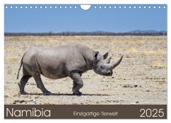 Namibia - einzigartige Tierwelt (Wandkalender 2025 DIN A4 quer), CALVENDO Monatskalender - Calvendo;Alpert, Christian