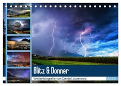 Blitz & Donner (Tischkalender 2025 DIN A5 quer), CALVENDO Monatskalender - Calvendo;Jovanovic, Danijel