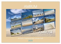 Amrum, inspirierende Landschaft (Wandkalender 2025 DIN A2 quer), CALVENDO Monatskalender