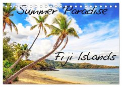 Summer Paradise Fiji (Tischkalender 2025 DIN A5 quer), CALVENDO Monatskalender - Calvendo;Braun, Tobias