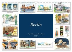 Berlin-Skizzen (Wandkalender 2025 DIN A3 quer), CALVENDO Monatskalender