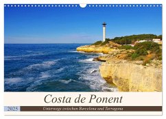 Costa de Ponent - Unterwegs zwischen Barcelona und Tarragona (Wandkalender 2025 DIN A3 quer), CALVENDO Monatskalender