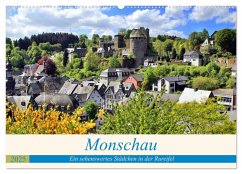 Monschau - Ein sehenswertes Städchen in der Rureifel (Wandkalender 2025 DIN A2 quer), CALVENDO Monatskalender