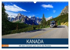 KANADA Mit dem Camper quer durch die Rockies (Wandkalender 2025 DIN A3 quer), CALVENDO Monatskalender