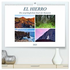 El Hierro - Die ursprünglichste Insel der Kanaren (hochwertiger Premium Wandkalender 2025 DIN A2 quer), Kunstdruck in Hochglanz - Calvendo;Schänzer, Sandra