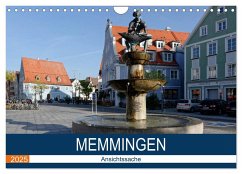 Memmingen - Ansichtssache (Wandkalender 2025 DIN A4 quer), CALVENDO Monatskalender