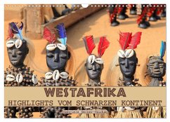 Westafrika, Highlights vom schwarzen Kontinent (Wandkalender 2025 DIN A3 quer), CALVENDO Monatskalender