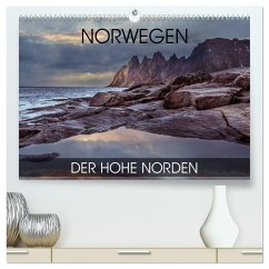 Norwegen - der hohe Norden (hochwertiger Premium Wandkalender 2025 DIN A2 quer), Kunstdruck in Hochglanz - Calvendo;Thoermer, Val