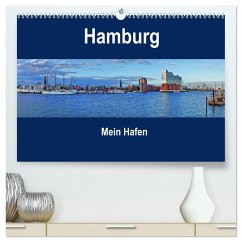 Hamburg - Mein Hafen (hochwertiger Premium Wandkalender 2025 DIN A2 quer), Kunstdruck in Hochglanz
