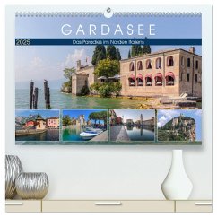 Gardasee, das Paradies im Norden Italiens (hochwertiger Premium Wandkalender 2025 DIN A2 quer), Kunstdruck in Hochglanz - Calvendo;Kruse, Joana