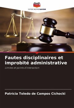 Cover Fautes disciplinaires et improbité administrative