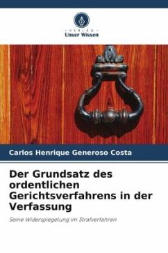 Der Grundsatz des ordentlichen Gerichtsverfahrens in der Verfassung - Generoso Costa, Carlos Henrique