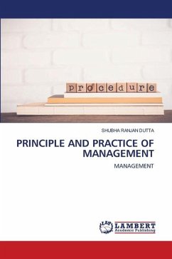 PRINCIPLE AND PRACTICE OF MANAGEMENT