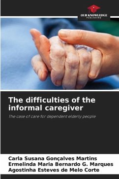 The difficulties of the informal caregiver - Martins, Carla Susana Gonçalves;Marques, Ermelinda Maria Bernardo G.;Corte, Agostinha Esteves de Melo