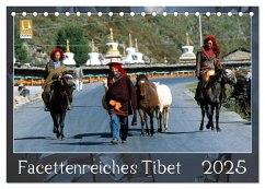 Facettenreiches Tibet (Tischkalender 2025 DIN A5 quer), CALVENDO Monatskalender