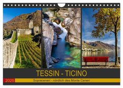 Tessin - Ticino (Wandkalender 2025 DIN A4 quer), CALVENDO Monatskalender - Calvendo;Caccia, Enrico