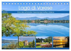 Lago di Varese - Eine der schönsten Seenlandschaften Italiens (Tischkalender 2025 DIN A5 quer), CALVENDO Monatskalender