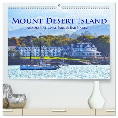 Mount Desert Island Acadia National Park und Bar Harbor (hochwertiger Premium Wandkalender 2025 DIN A2 quer), Kunstdruck in Hochglanz