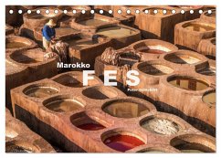 Marokko - Fes (Tischkalender 2025 DIN A5 quer), CALVENDO Monatskalender
