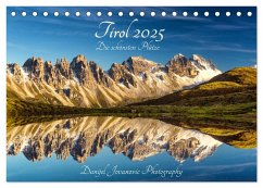 Tirol 2025 - die schönsten Plätze (Tischkalender 2025 DIN A5 quer), CALVENDO Monatskalender