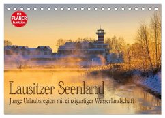 Lausitzer Seenland - Junge Urlaubsregion mit einzigartiger Wasserlandschaft (Tischkalender 2025 DIN A5 quer), CALVENDO Monatskalender - Calvendo;LianeM