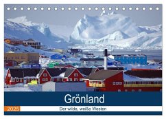 Grönland - Der wilde, weiße Westen (Tischkalender 2025 DIN A5 quer), CALVENDO Monatskalender