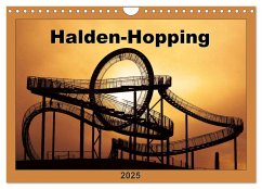 Halden-Hopping (Wandkalender 2025 DIN A4 quer), CALVENDO Monatskalender - Calvendo;Grau, Anke