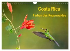 Costa Rica - Farben des Regenwaldes (Wandkalender 2025 DIN A4 quer), CALVENDO Monatskalender