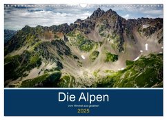 Die Alpen vom Himmel aus gesehen (Wandkalender 2025 DIN A3 quer), CALVENDO Monatskalender - Calvendo;Gaymard, Alain