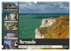 Normandie - Raue Küste und malerische Hafenstädte (Wandkalender 2025 DIN A3 quer), CALVENDO Monatskalender