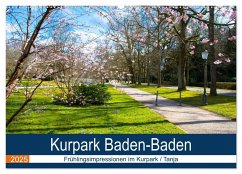 Kurpark Baden-Baden (Wandkalender 2025 DIN A2 quer), CALVENDO Monatskalender - Calvendo;Voigt, Tanja