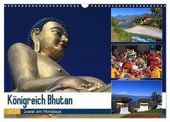 Königreich Bhutan - Juwel am Himalaya (Wandkalender 2025 DIN A3 quer), CALVENDO Monatskalender